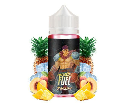 E-liquide Zakary ananas pêche 100ml de chez Fighter Fuel