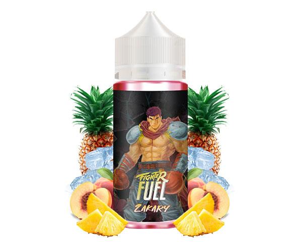 E-liquide Zakary ananas pêche 100ml de chez Fighter Fuel