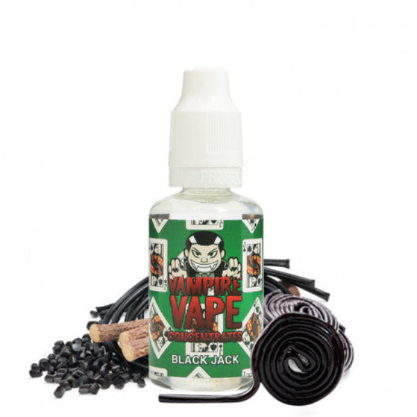 Arôme concentré Black Jack 30ml de chez Vampire Vape.