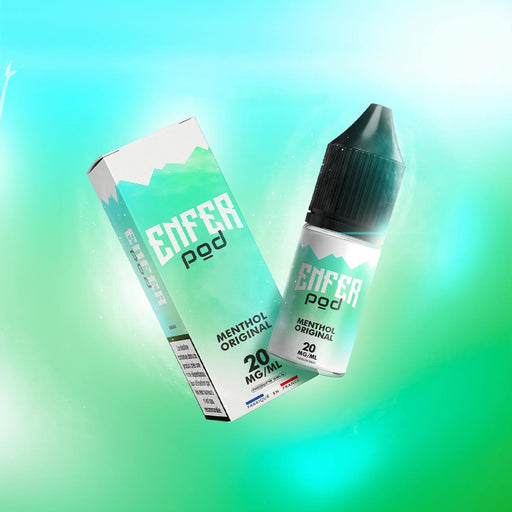 E-liquide sel Menthol Original de chez Enfer pod vape 47.